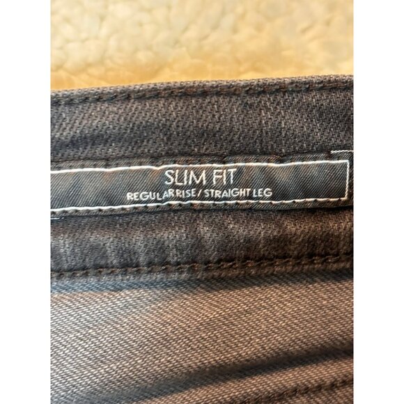 Z Zegna Mens Straight Fit Gray Jeans Size 30X29 - Picture 10 of 14